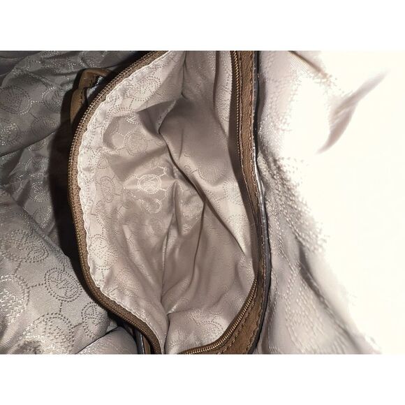 Michael Kors Suede Handbag Brown western Fringe Hobo Shoulder Boho Purse - Picture 13 of 16